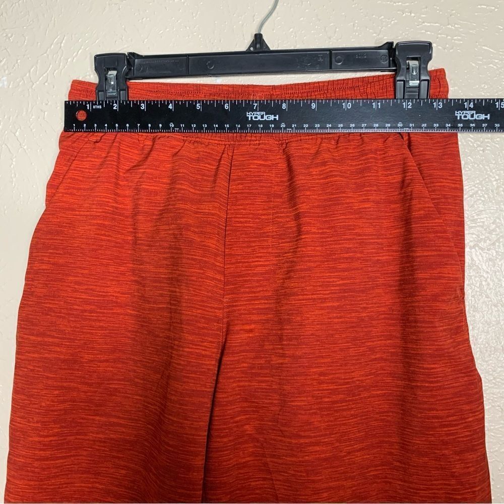 Lululemon pace breaker mens shorts Heather Allover Solar Orange Magma red - Picture 8 of 10